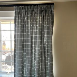 Brand New Carole Fabric Drapery.